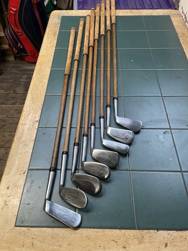 Hickory golf clubs - clubs, jh