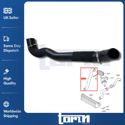 Intercooler turbo hose - turbo, pipe