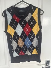 Cherokee Argyle Knit Sweater