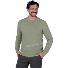 Mens Jumper Knitted Pullover