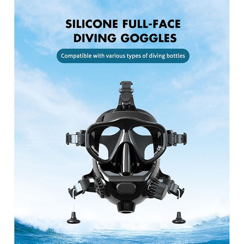 Full face scuba diving goggles - full,
