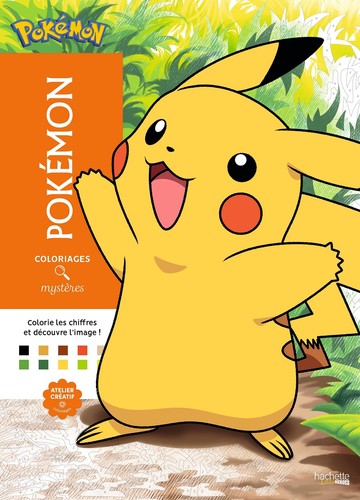 Coloriages mystères pokémon - mystères,