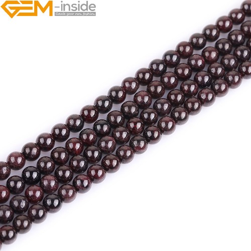 Natural dark red garnet - natural,