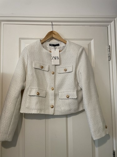 New white zara blazer - new,