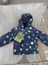 Regatta Peppa Pig Waterproof Rain Coat Jacket Good 9 12 1 New Bnwt Blue George