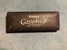 Pelikan Graphos Drawing Pen Set 1950s Germany Complete Case Pin Lock Vintage