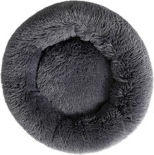 Plush Donut Cat Bed dog bed