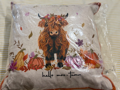 Orange 43cm embroidered - orange, x