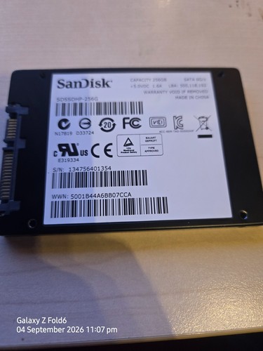 Sandisk 256gb solid state - 256gb,