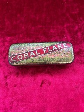 Antique W T Davies Coral Flake tobacco tin