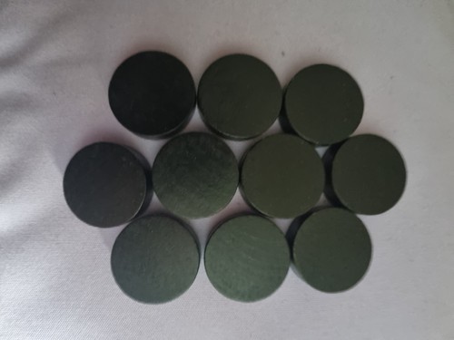 Set black wooden - of,