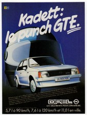1984 OPEL Kadett GTE Vintage