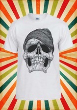 Skull With Beanie Hat Style