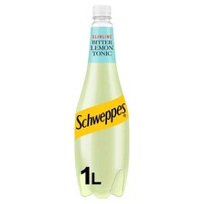 Schweppes Slimline Bitter Lemon,Pack Of 6x 1L- Free Delivery