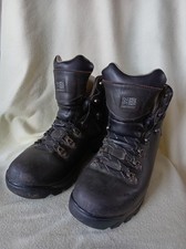 Men’s Karrimor KSB Orkney V 5 Brown Leather Walking Boots Vibram UK Size 12 VGC