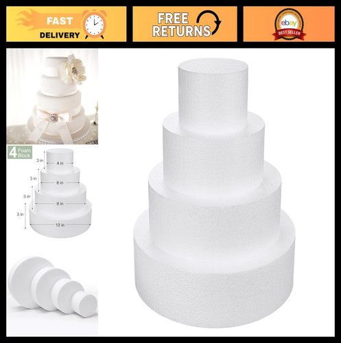 Tier foam cake dummies - dummies, set