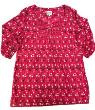 Mantaray Floral Print Top