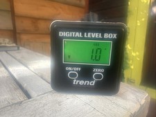 Trend Digital Level Box and Angle Finder (Magnetic Base & LCD Display) for Woodw