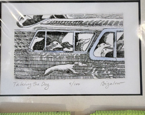 David bigelow original etching - bigelow,