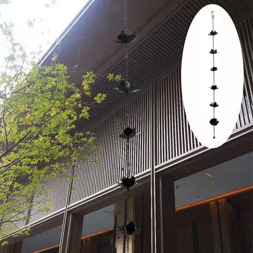 Rain gutter chain backyard - rain,