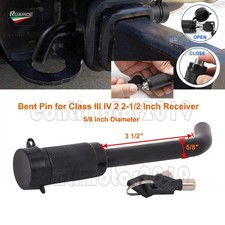 Bent Hitch Pin Lock 2 Key 5/8"