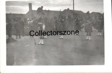 1948 British Army pipe Band Drum major photo 3.5 x 2.5 Inches