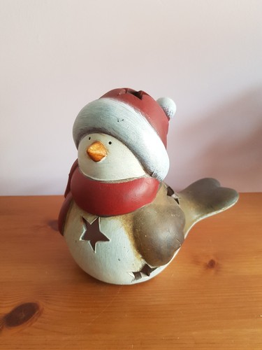 Large christmas robin - robin, red