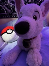 Jumbo Disney Bolt Lying Plush Dog 30" Rare Vintage Retired