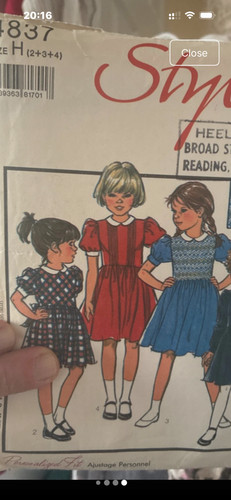 Pattern paper for sewing girls - paper,