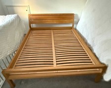 Habitat Radius Solid Oak Bed Frame EU King Size – Designer Simon Pengelly