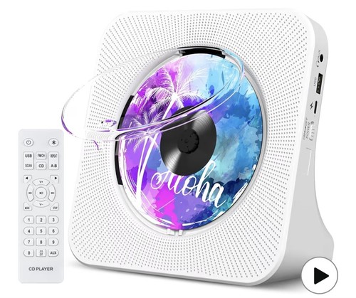 Portable player with - cd,