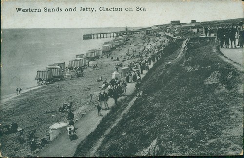Clacton sea western - sea, sands