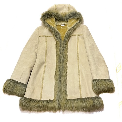Vintage 1980 hooded faux - 1980's,