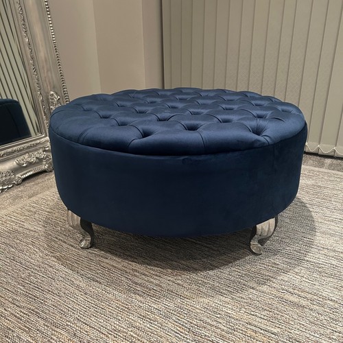 Non storage round footstool - non,
