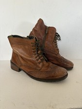 Barbour Brogue Boots Brown