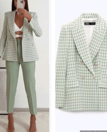 Zara classic green check - classic, royal