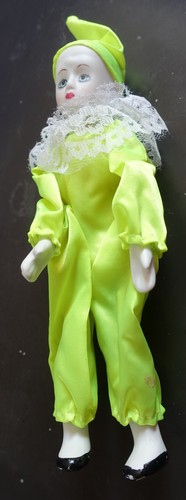 Porcelain clown figurines - porcelain,