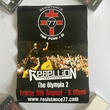 RESISTANCE 77 - Rebellion Festival 2014 “The Casbah Gig” A3 Poster - PUNK / Oi