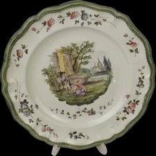 18th Century Veuve Perrin Plate #1
