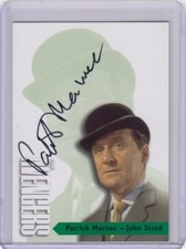 The Avengers Additions Rare Patrick Macnee as John Steed AV3-1 Auto Card 41/50