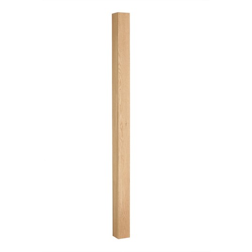 Square newel post oak - newel,