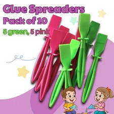 10 Pink/Green Plastic Glue