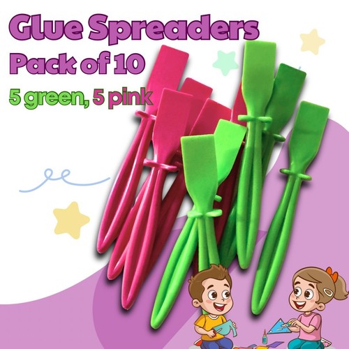 Pink green plastic glue - 10, pink/green
