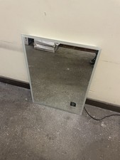 John Lewis Aura Wall Mounted Illuminated Defogging Bathroom Mirror 50x70cm USED