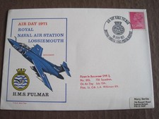 1971 Flown cover by buccaneer SMK 2 on air day, HMS Fulmar....17e