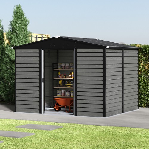 Metal garden shed 8x7ft - metal,