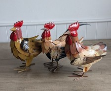 Set Of 3 Free Standing Metal