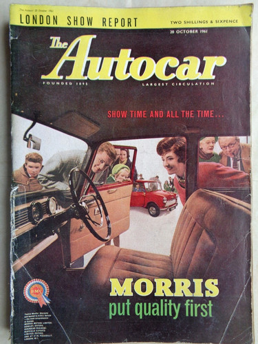Autocar magazine october - autocar,