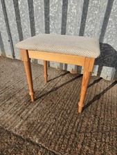 Small Solid Pine Dressing Table Stool