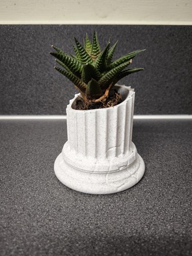 Greek column plant pot - plant,